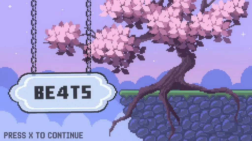 Screenshot of BE4TS, a 2D rhythm platformer made in Unity