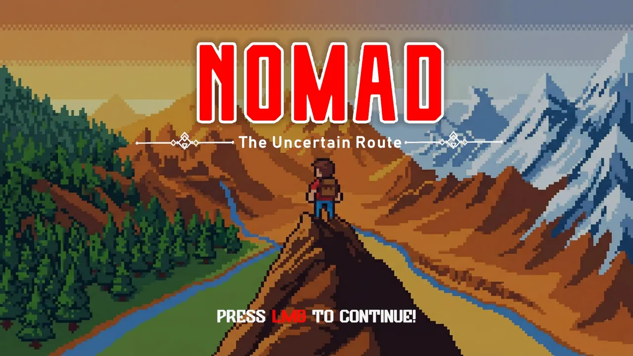 Screenshot of Nomad, a 2D adventure RPG made in Unity
